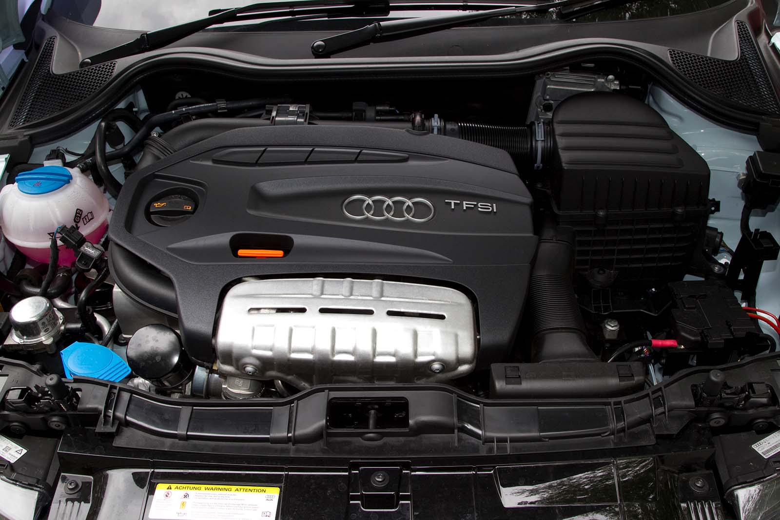 Audi A1 engine bay