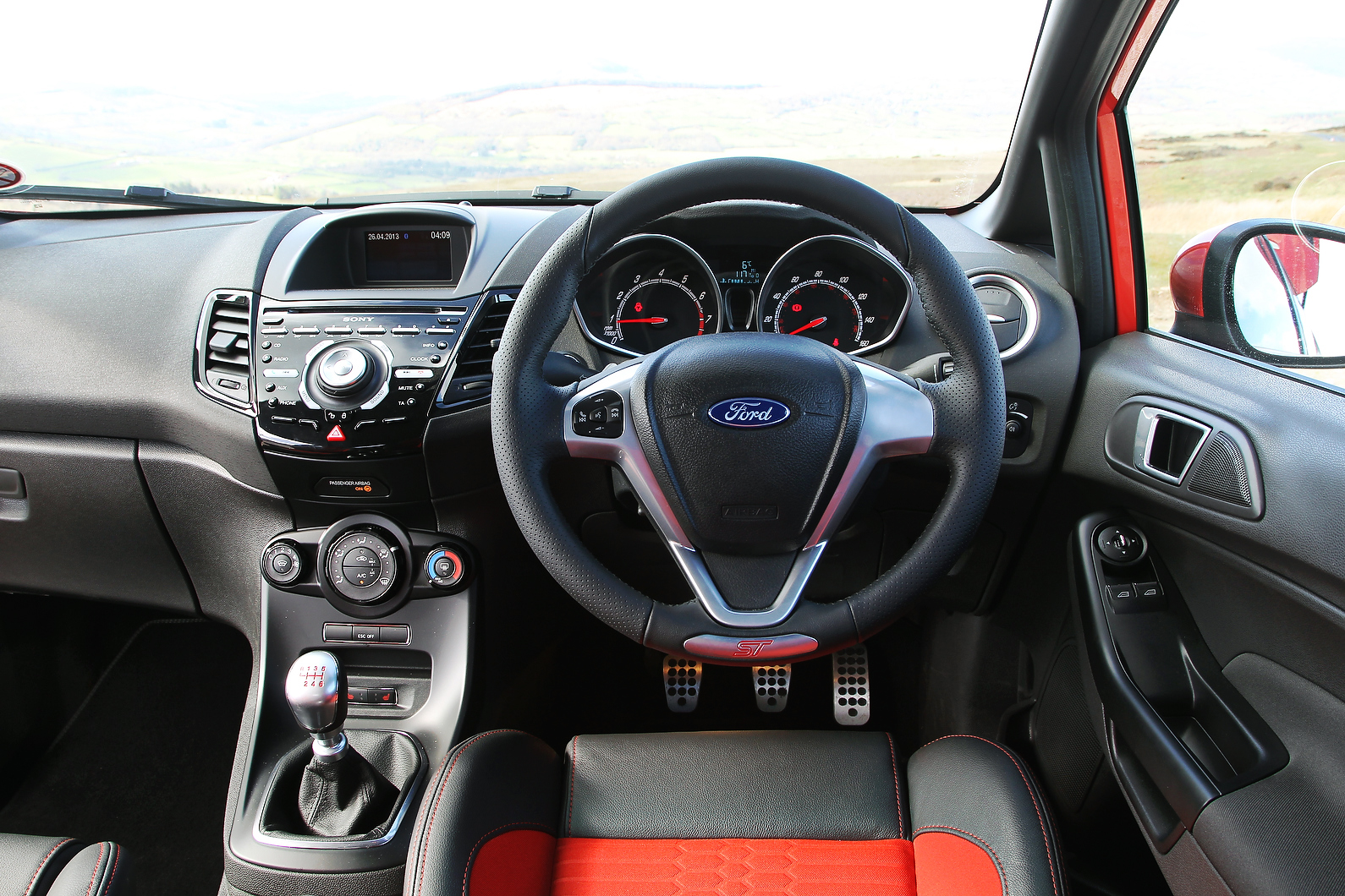 Ford Fiesta ST dashboard