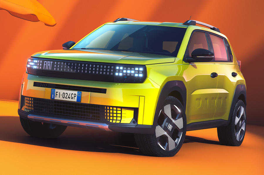 All new 2024 Fiat Panda front 