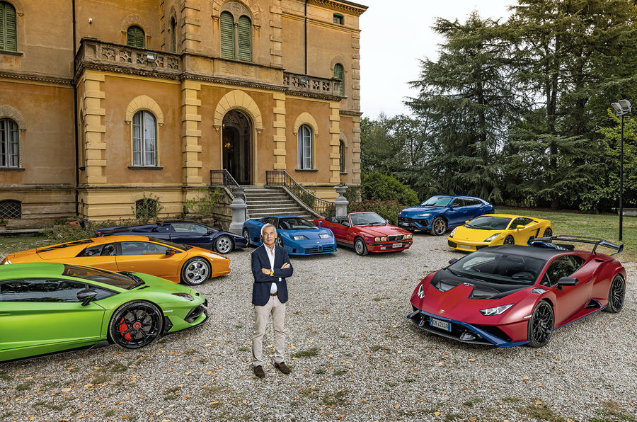 Maurizio Reggiani with cars